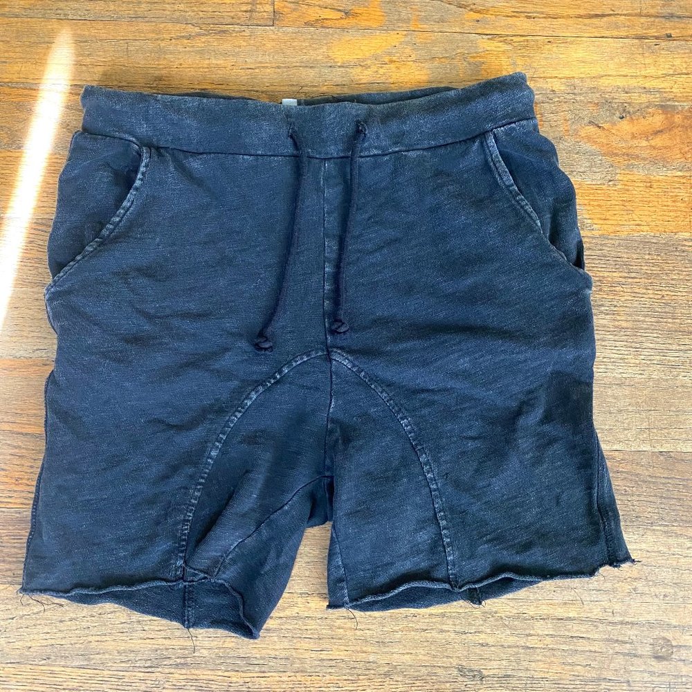 Distressed Jogger Shorts